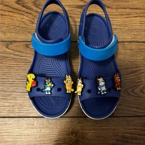 Kids Blue Cartoon Character Sandals Crocs with Bluey